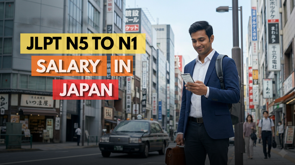 JLPT N5 to N1 Salary in Japan: What You Actually Earn at Each Level - Cover Image